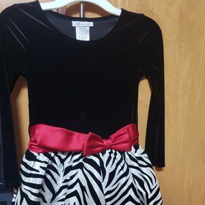 Girls Holiday/Party Dress Size 6 Bonnie Jean